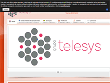 Tablet Screenshot of grupotelesys.com